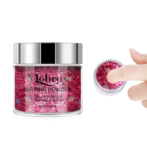 2021 Nueva etiqueta privada OEM Glitter Dip Powder Nails Suministro al por mayor