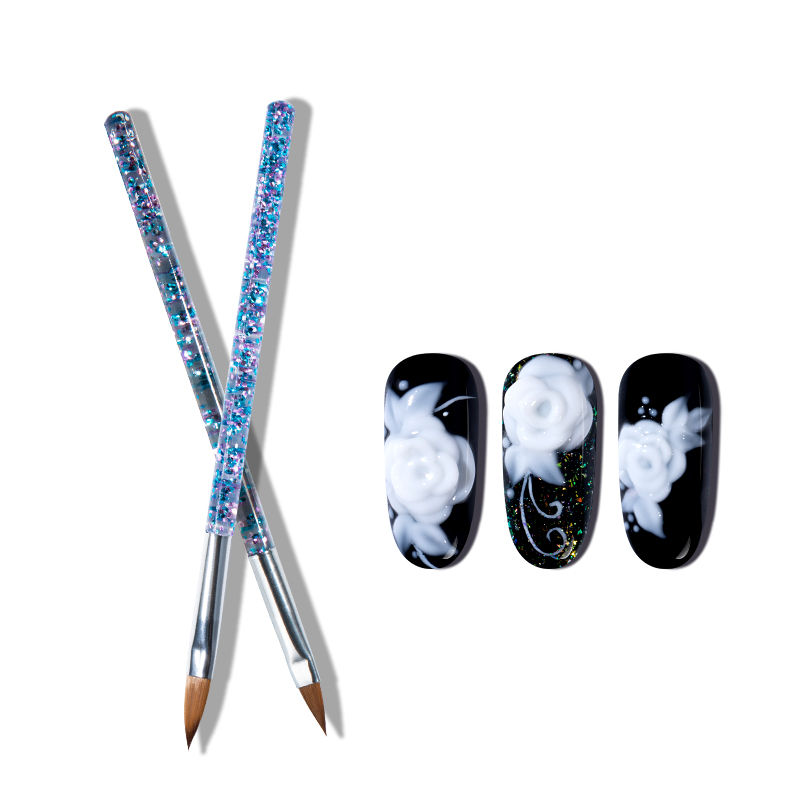 Bolígrafos de cristal de ultramar de la venta al por mayor de la nueva llegada de Mobray para la belleza del arte del clavo