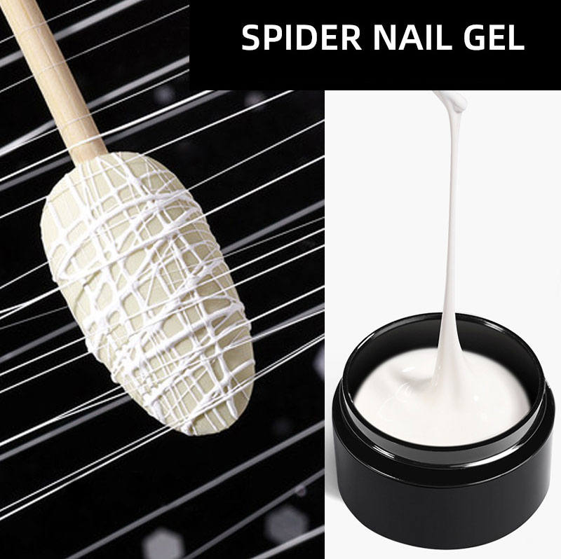 Mobray Nail Art Wire Drawing Spider Gel Gel Polea Muestra libre