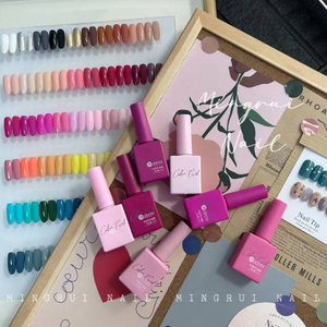 Nuevo colorido Bottle UV Nail Gel Sets Supplio al por mayor