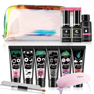 Mobray Private Label Extension Poly Gel Kit con lámpara LED