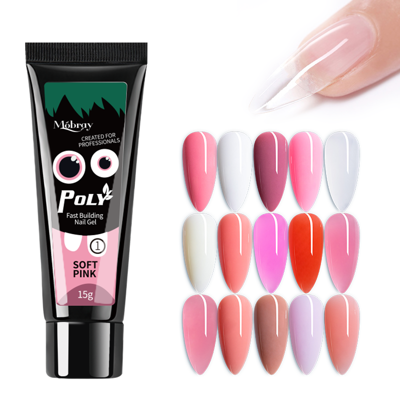 Venta al por mayor OEM de etiqueta privada de alta calidad 15g Poly Gel