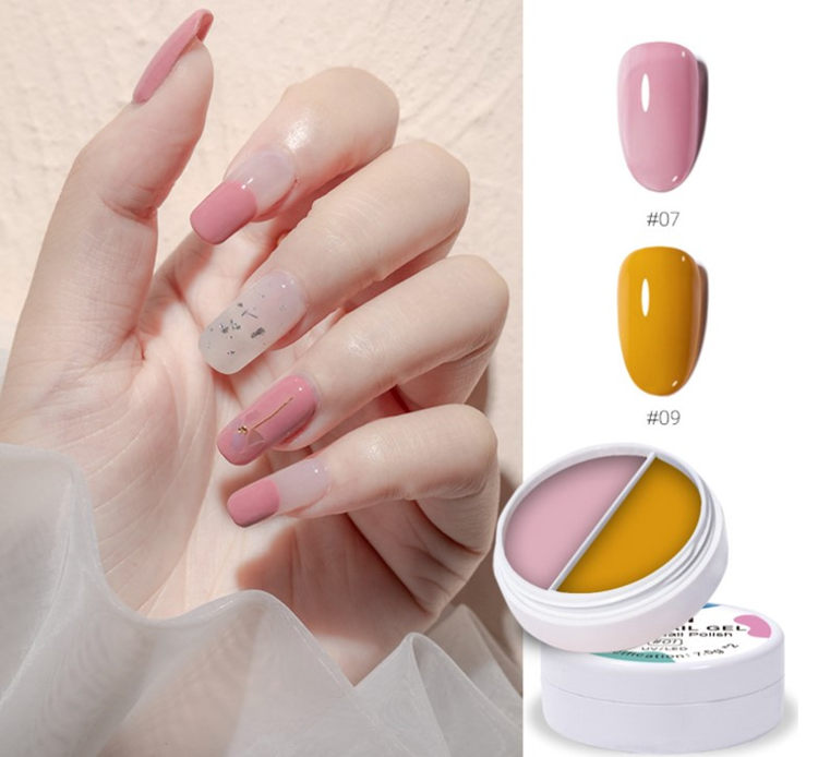 Mobray Private Label Solid Pudding Cream Gel Polish Suministro al por mayor Muestra gratis